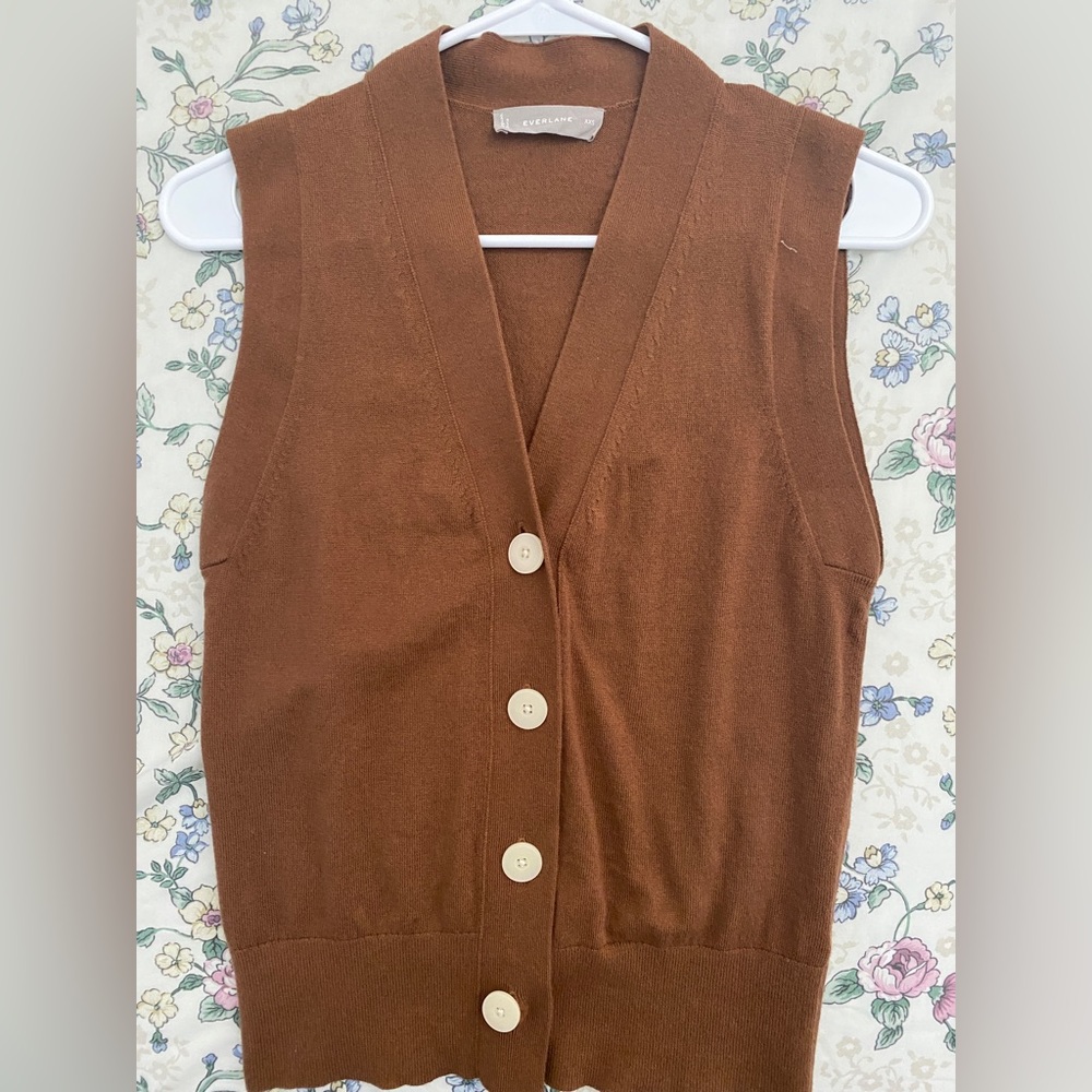 Everlane Cotton Merino Sweater Vest